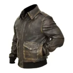 A2 USAAF Air Force Distressed Brown Jacket