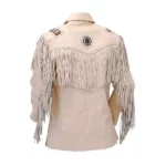 Women Native American Western Leather Coat