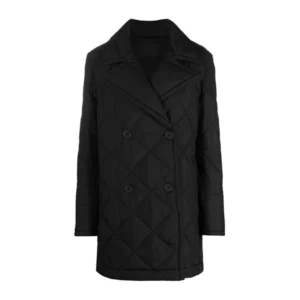 Black Quilted Coat