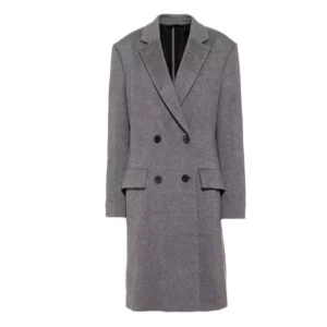 Womens Grey Wool Coat