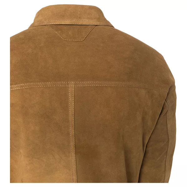 Men's Leather Shirt Jacket